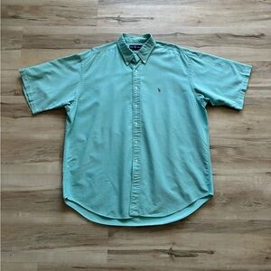 Ralph Lauren Short-Sleeve Polo Shirt - Seafoam Mint Green